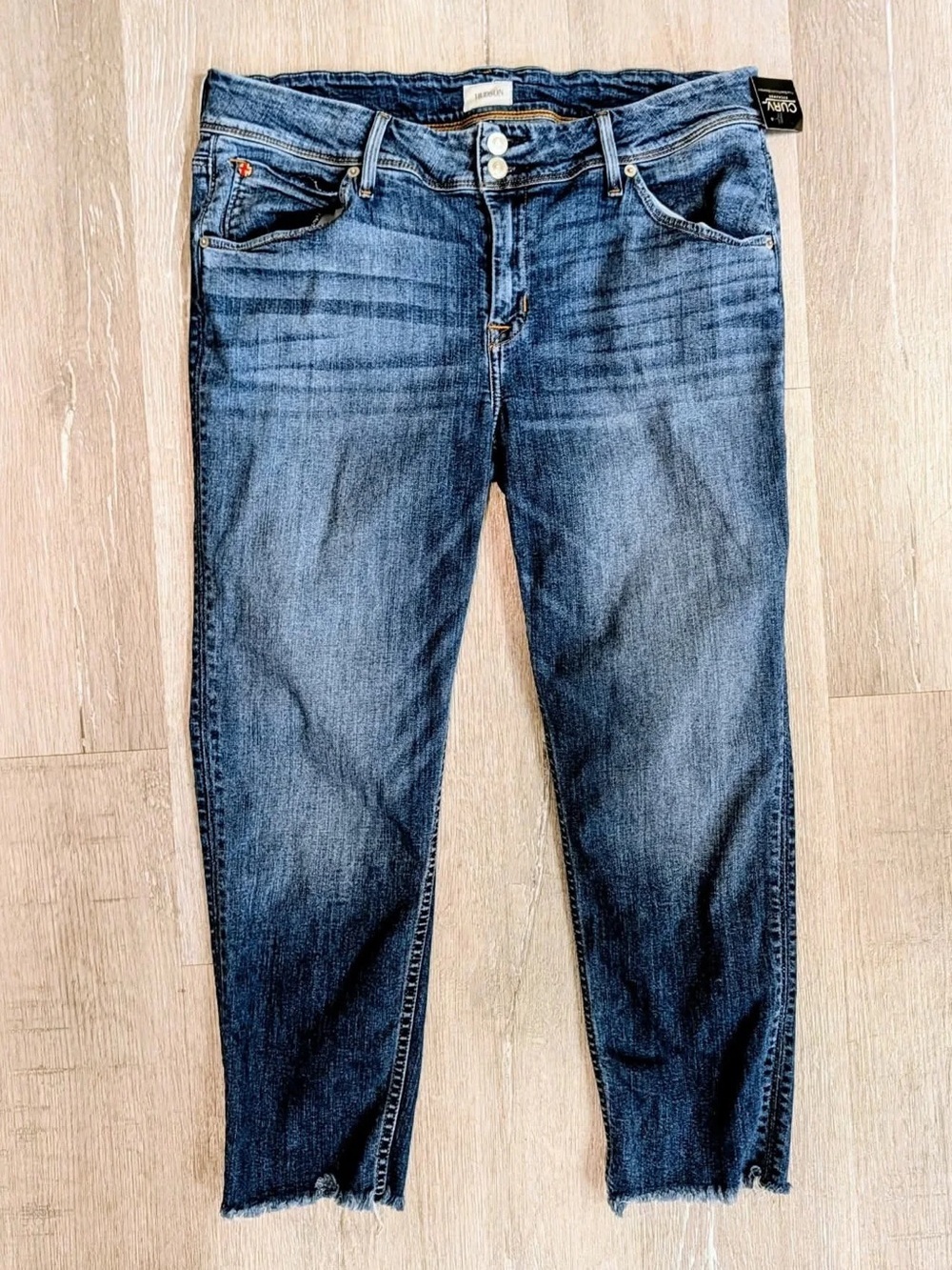 Hudson Medium Wash Skinny Jeans - Size 16 (32)